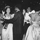 Queen Elizabeth II partnered by president Kwame Nkrumah while her husband, prince Philip, dances with the president’s wife Egyptian-born Madame Fatia Nkrumah, at the State House, Accra, Nov. 18, 1961. The Queen and her husband danced the High Life 2 with the Nkrumahs.